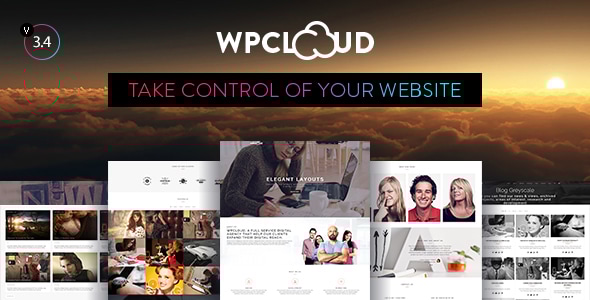 WPCLOUD 3.4 - Creative One-Page Theme