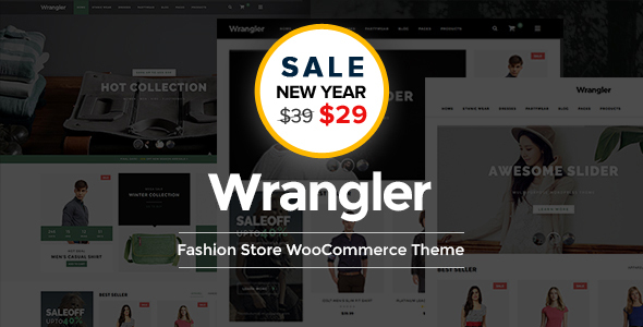 Wrangler 5.5 - Fashion Store Multipurpose Responsive WooCommerce WordPress Theme