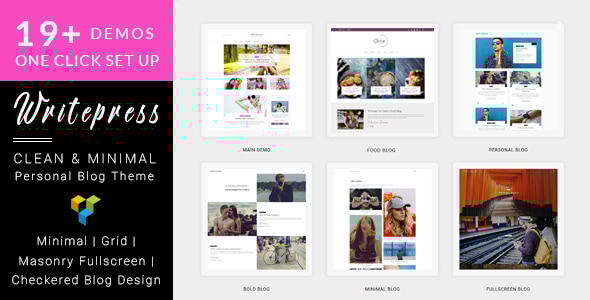 Writepress Personal Blog and Magazine WordPress Theme