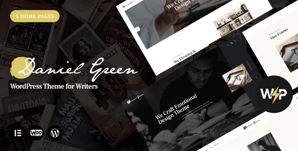Writer 07.05 - Journalist & Autho Blog Book WordPress Theme