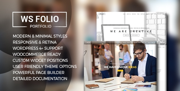 WS Folio 2.2.6 - Responsive Portfolio WordPress Theme