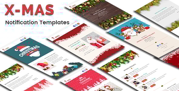 X-MAS 2.0 - Responsive Newsletter and Notification Template