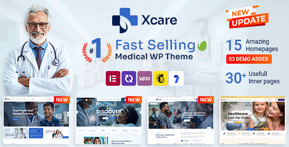 Xcare 6.6 - Medical and Health Care WordPress Theme