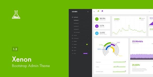 Xenon 13.0 Bootstrap Admin Theme with AngularJS