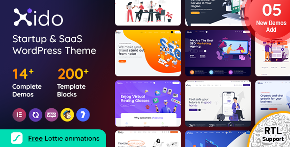 Xido 4.2 - Startup and SaaS WordPress theme