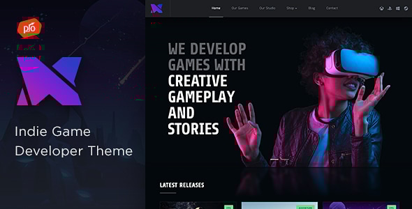 Xion 2.4 - Indie Game Developer WordPress Theme