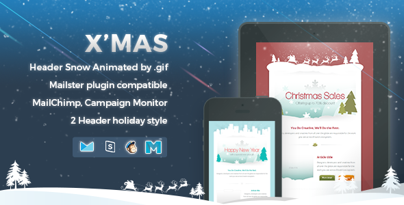 Xmas 1.2 - Responsive Email Template
