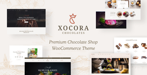 Xocora 5.8 - Food Bakery WooCommerce WordPress Theme
