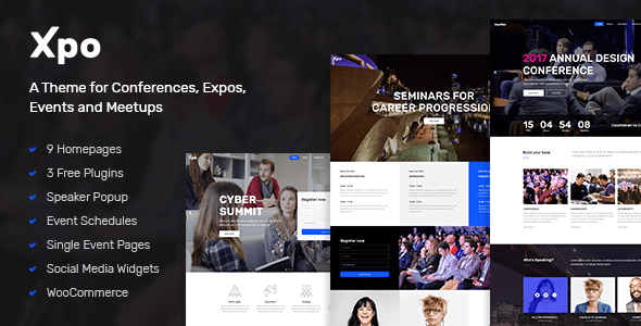 Xpo 1.5 - Conference & Event WordPress Theme