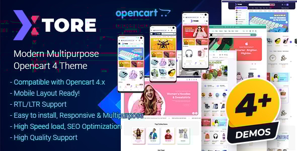 Xtore 1.1.3 - Modern Multipurpose Opencart 4 Theme