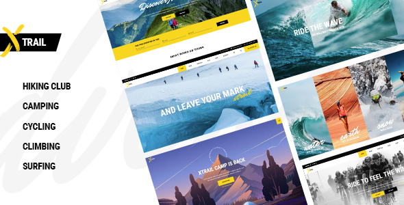 Xtrail 1.3 - Extreme Sports and Outdoors WordPress Theme