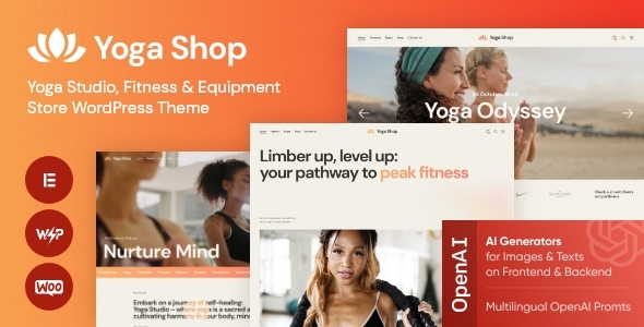 Yoga Shop 2.8 - Yoga Studio WordPress Theme