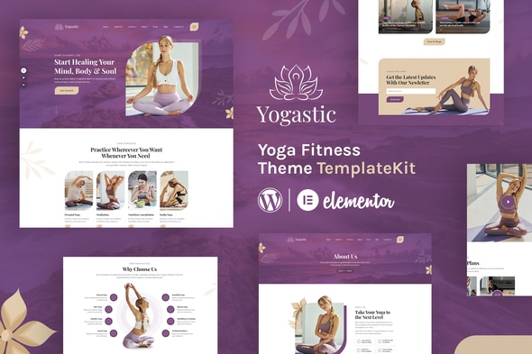 Yogastic  Yoga & Fitness Elementor Template Kit