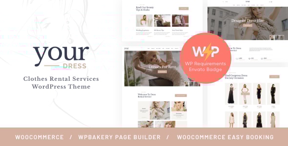 Your 1.4.14 - Dress  Bride Dress Rental Clothing WordPress Theme