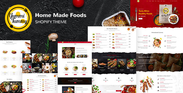 Yummi 1.2 - Food Delivery Shopify Theme