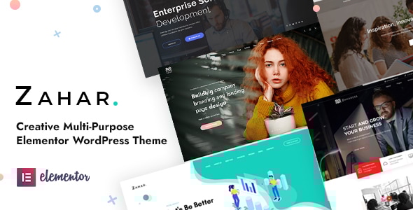 Zahar 6.8.8 - Creative Multipurpose Elementor WordPress Theme