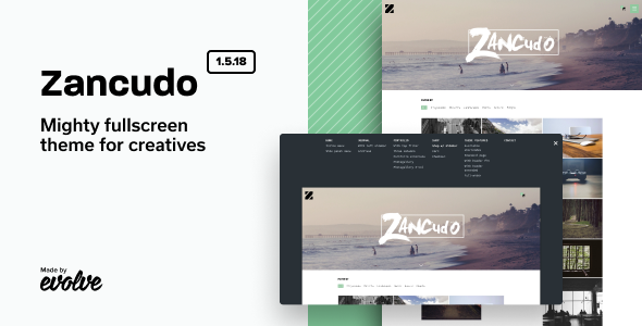 Zancudo 1.5 - Mighty fullscreen theme for creatives