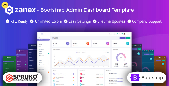 Zanex - HTML Admin Dashboard Bootstrap Template