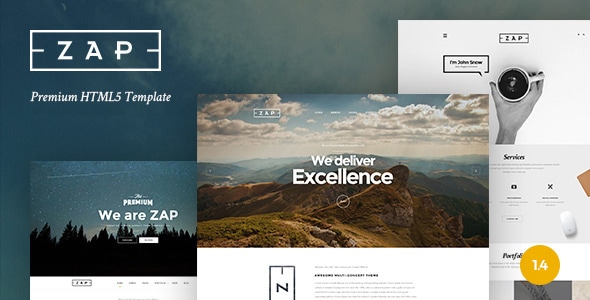 ZAP 1.4 - Multi-Purpose HTML5 Template