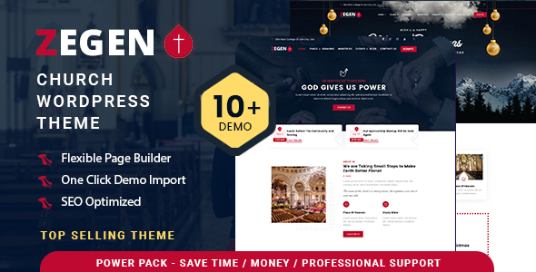Zegen 5 - Church WordPress Theme