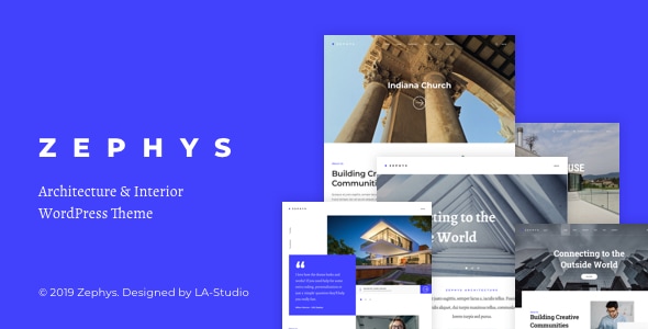 Zephys 1.2.4 - Architecture WordPress Theme