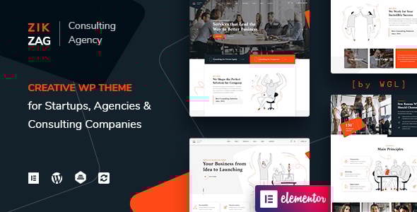 ZikZag 1.4.8 - Consulting & Agency WordPress Theme