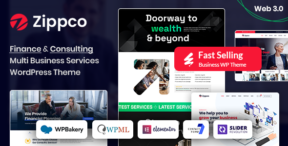 Zippco 6.7.38 - Business and Finance Consulting WordPress Theme