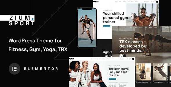 Zium 1.0.11 - Sports and Fitness WordPress Theme