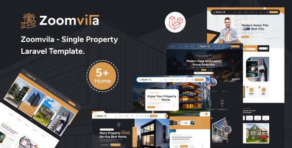 Zoomvilla  Single Property Laravel Template