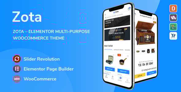 Zota 1.3.15 - Elementor Multi-Purpose WooCommerce Theme
