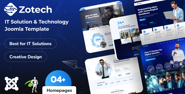 Zotech - IT Solutions & Technology Joomla 6 Template