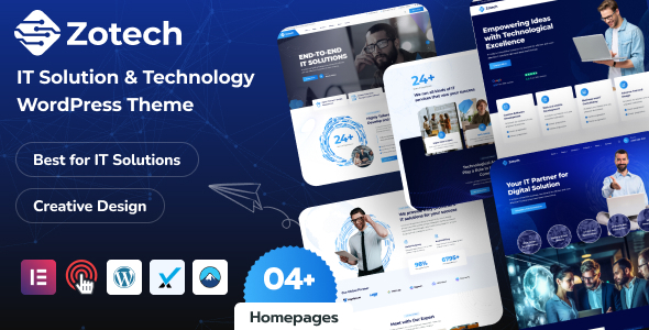 Zotech – IT Solutions & Technology WordPress Theme