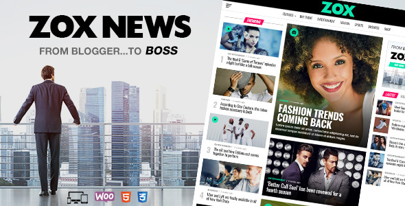 Zox News 3.17.1 - Professional WordPress News & Magazine Theme