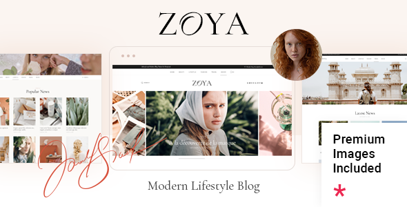 Zoya 1.4 - Lifestyle Blog WordPress Theme